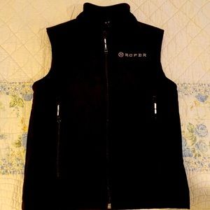 Roper Boys Medium Black Vest